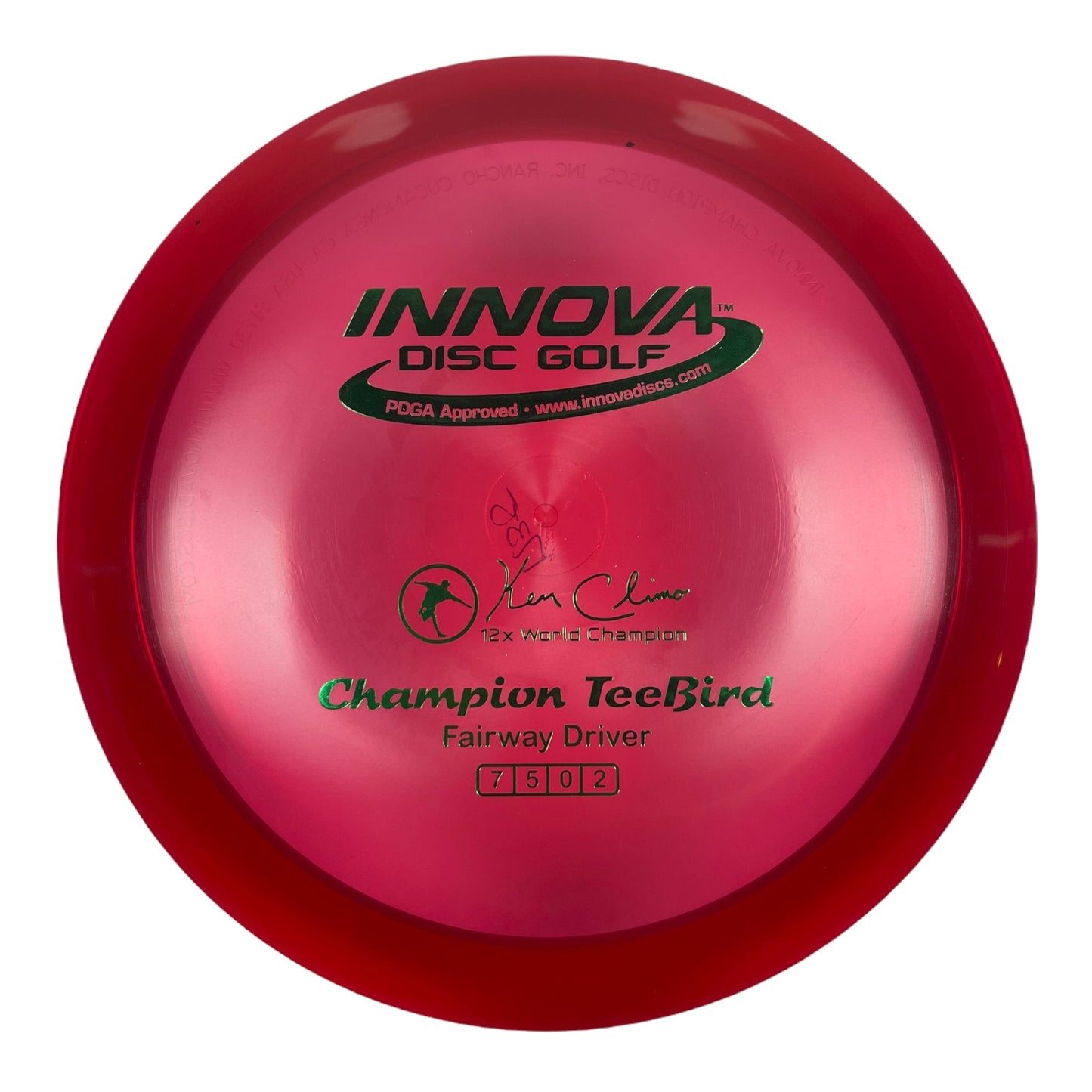Innova Champion Discs Teebird | Champion | Red/Green 175g Disc Golf