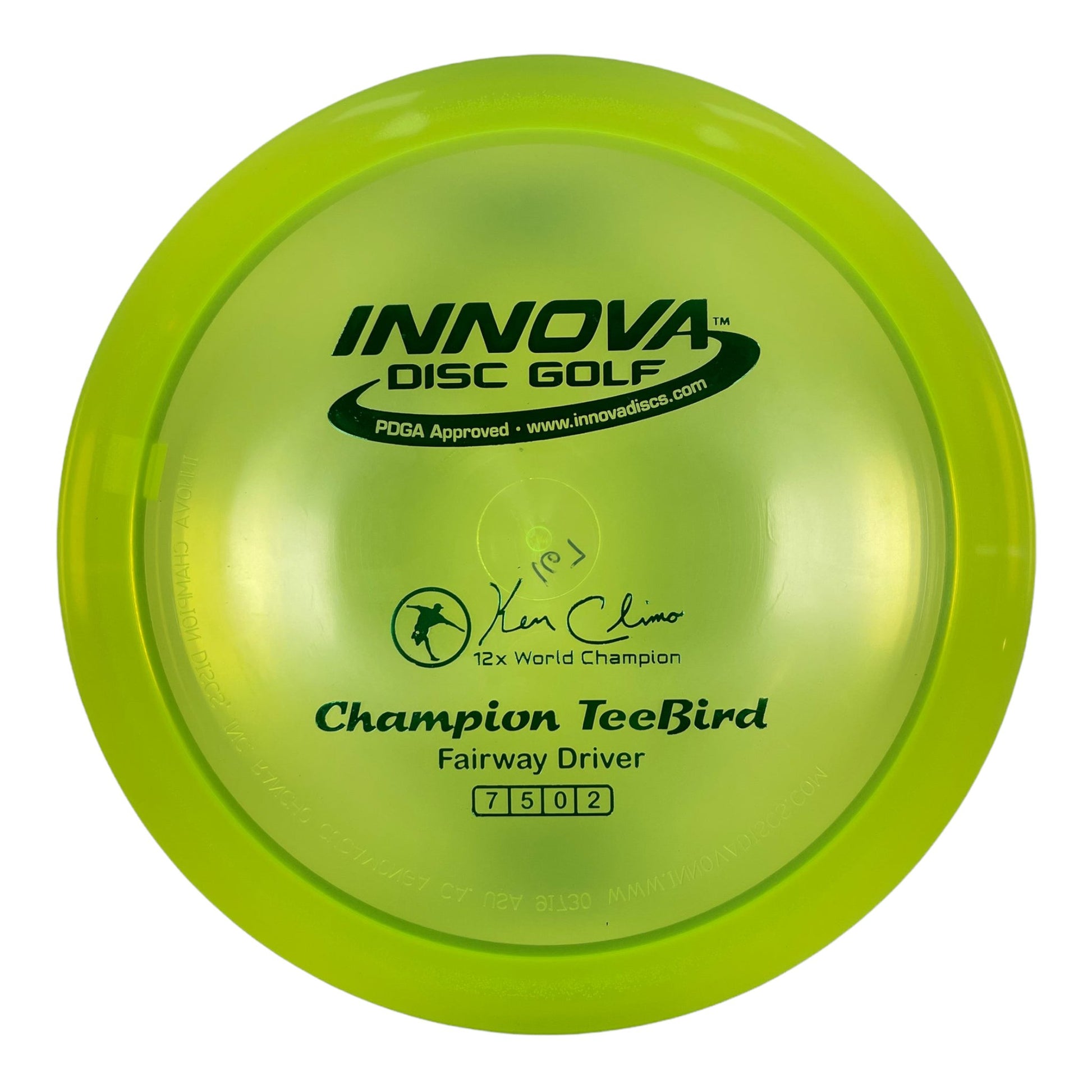 Innova Champion Discs Teebird | Champion | Yellow/Green 167-172g Disc Golf
