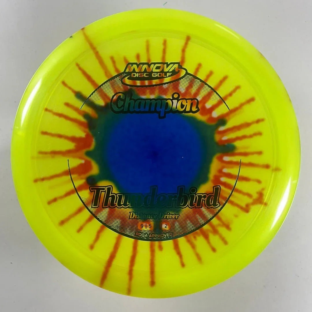 Innova Champion Discs Thunderbird | Champion I - Dye | Yellow/Teal 171g Disc Golf