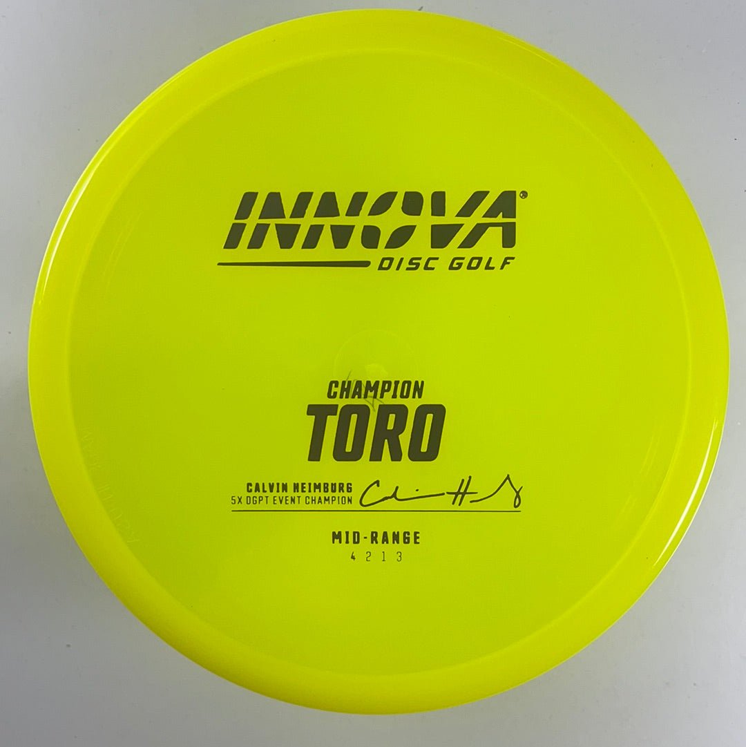 Innova Champion Discs Toro | Champion | Yellow/Purple 167g Disc Golf