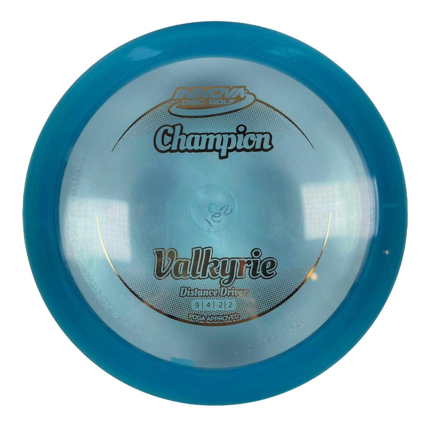 Innova Champion Discs Valkyrie | Champion | Blue/Gold 165-166g Disc Golf