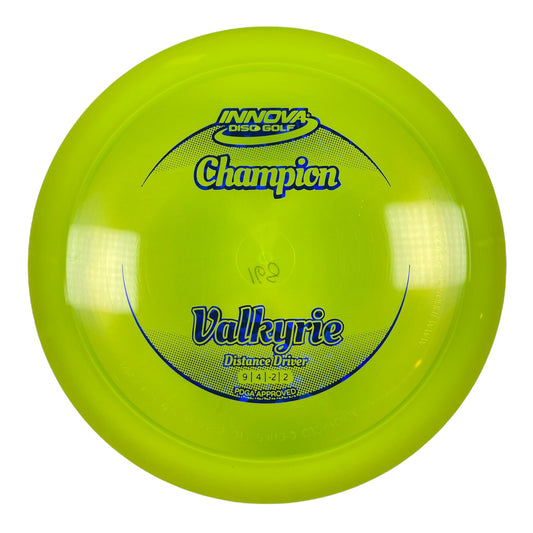 Innova Champion Discs Valkyrie | Champion | Yellow/Blue 168g Disc Golf