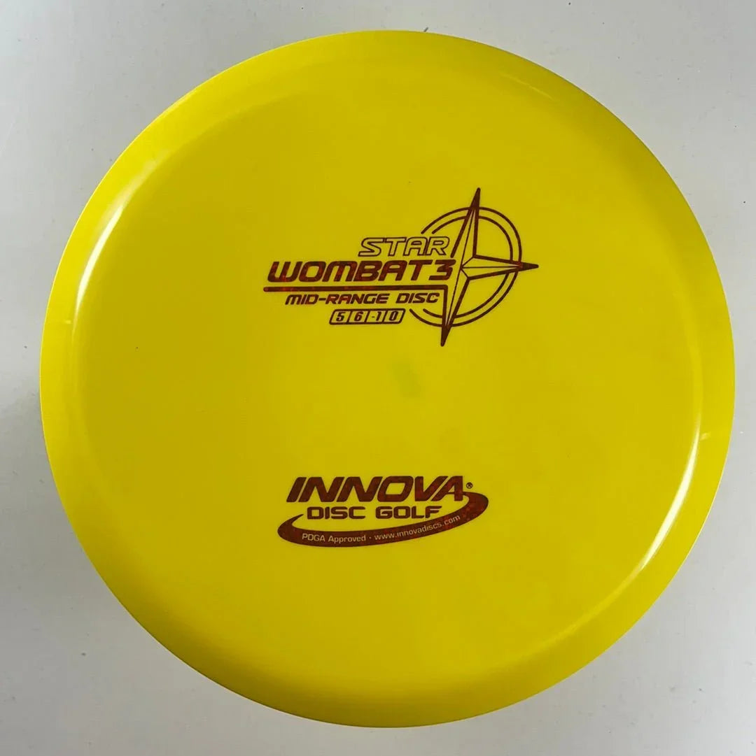 Innova Champion Discs Wombat3 | Star | Yellow/Red 177g Disc Golf