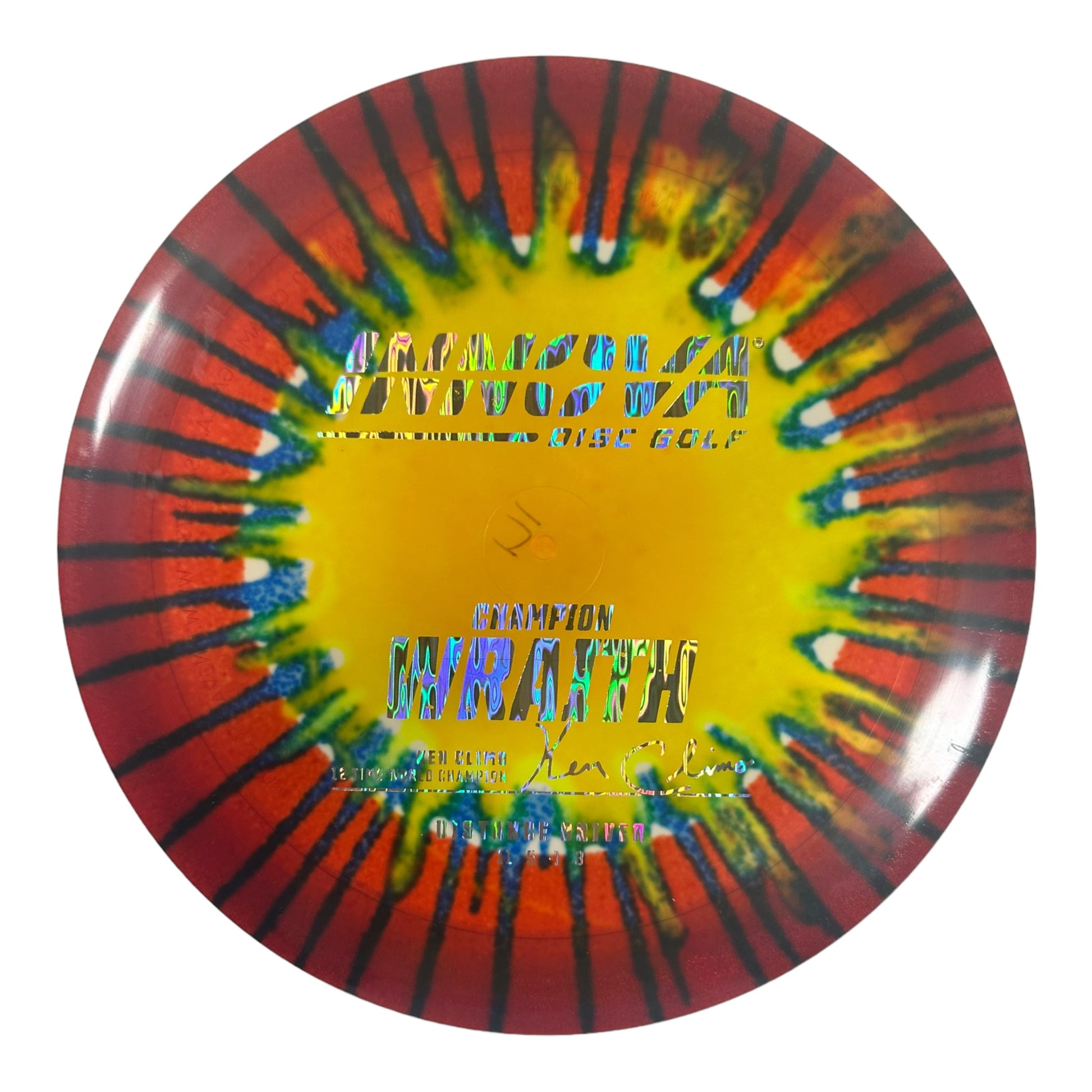 Innova Champion Discs Wraith | Champion I-Dye | Yellow/Holo 171g Disc Golf