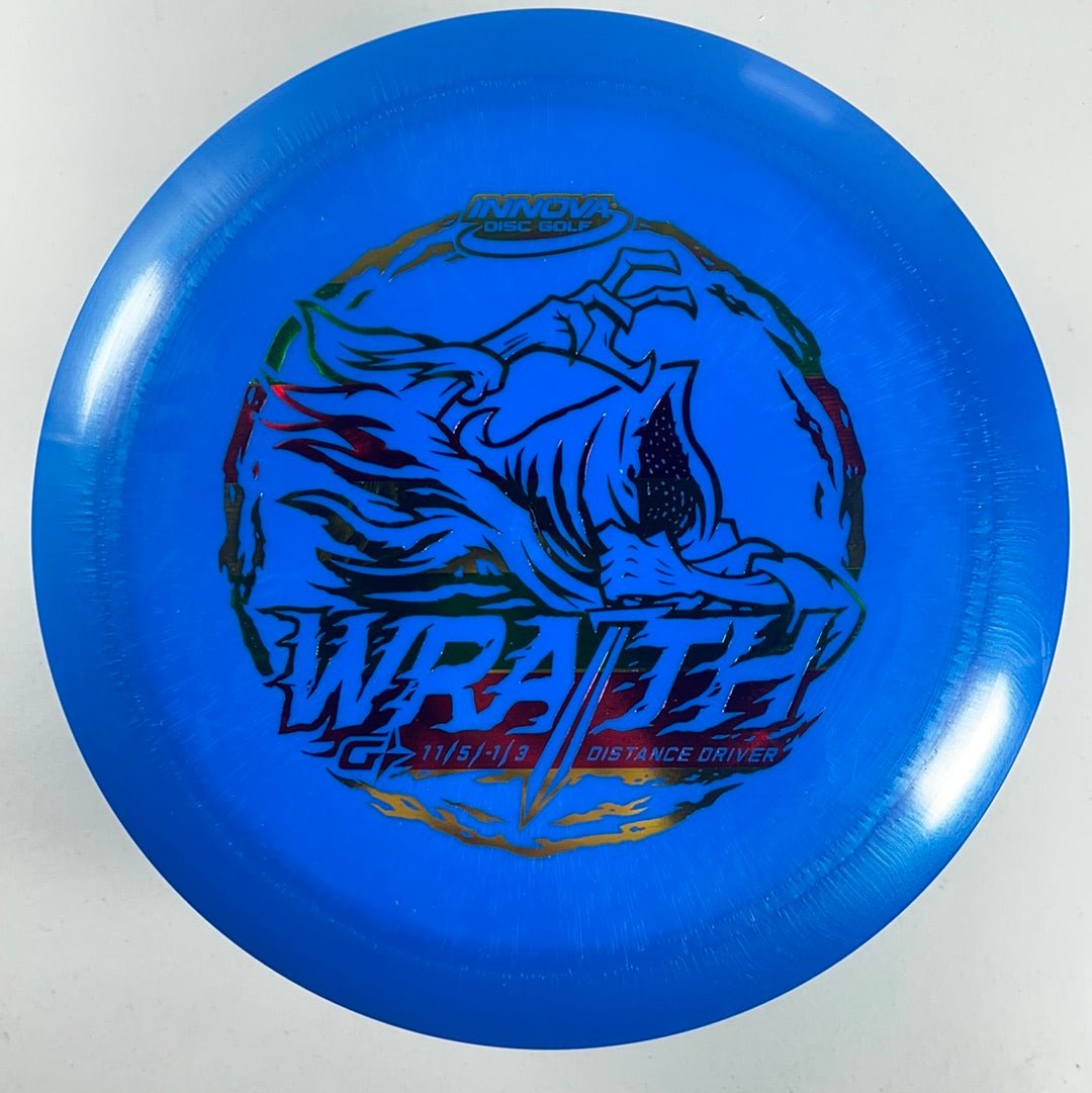 Innova Champion Discs Wraith | GStar | Blue/Rasta 173g Disc Golf