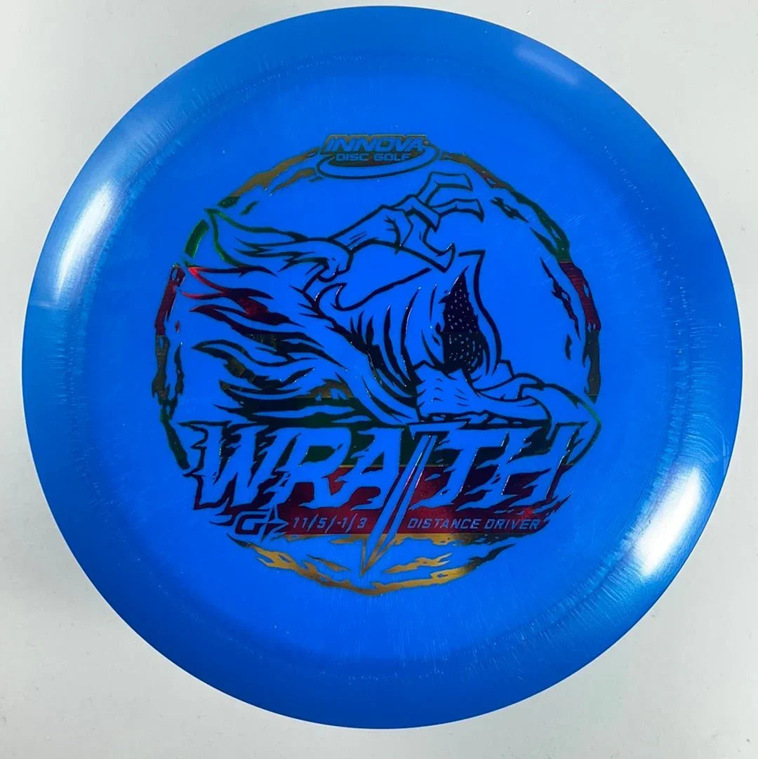 Innova Champion Discs Wraith | GStar | Blue/Rasta 173g Disc Golf