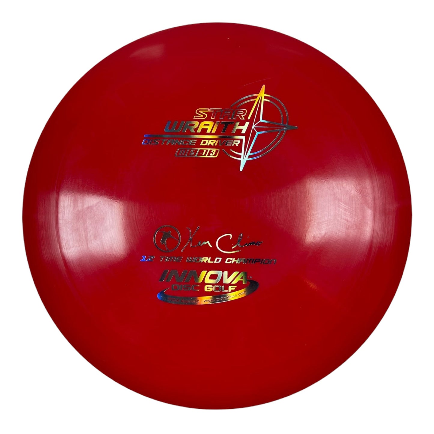 Innova Champion Discs Wraith | Star | Red/Holo 173g Disc Golf