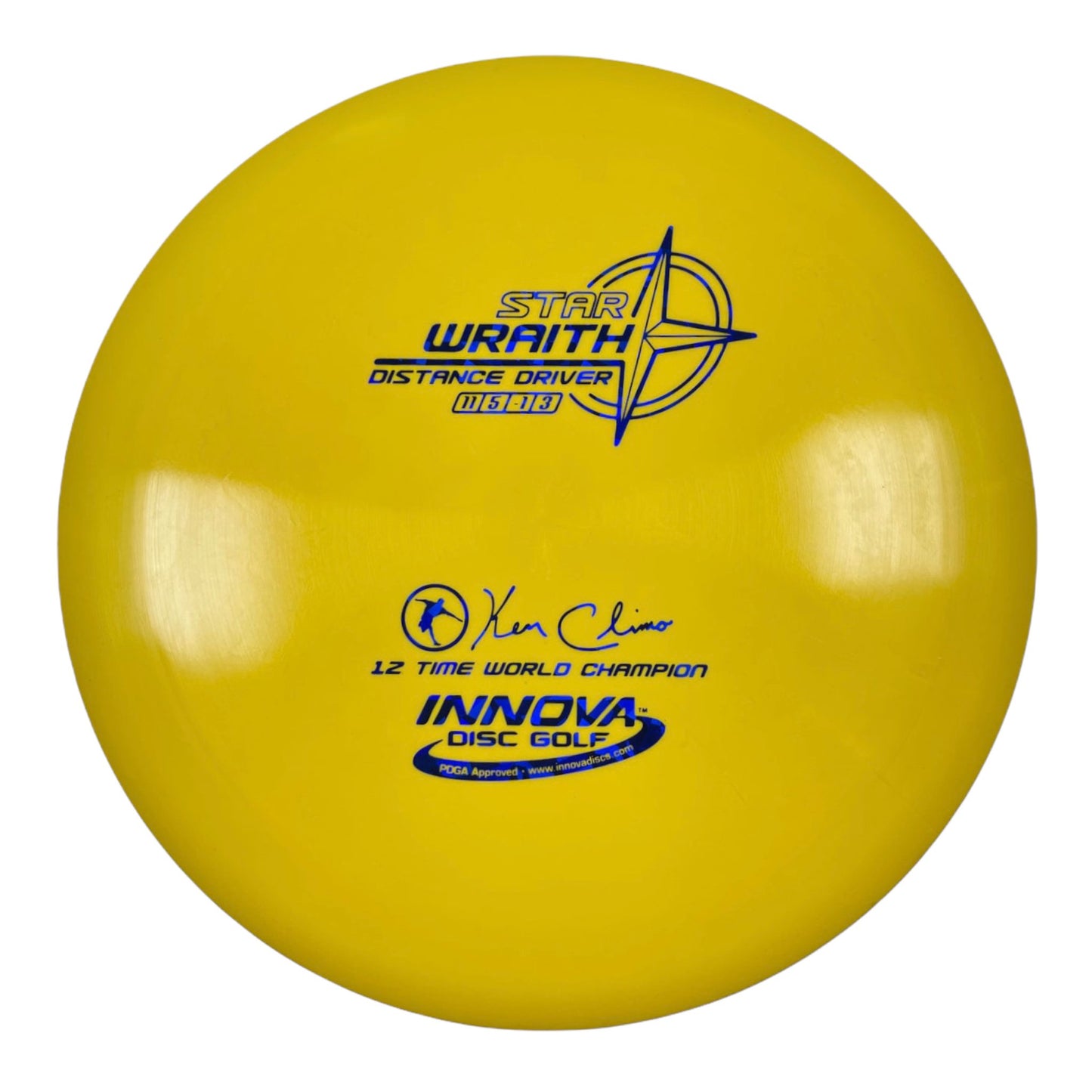Innova Champion Discs Wraith | Star | Yellow/Blue 175g Disc Golf