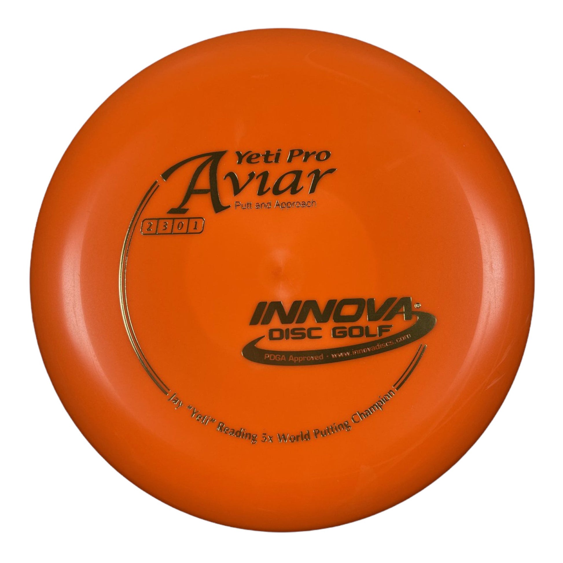 Innova Champion Discs Yeti Aviar | Yeti Pro | Orange/Gold 167g Disc Golf