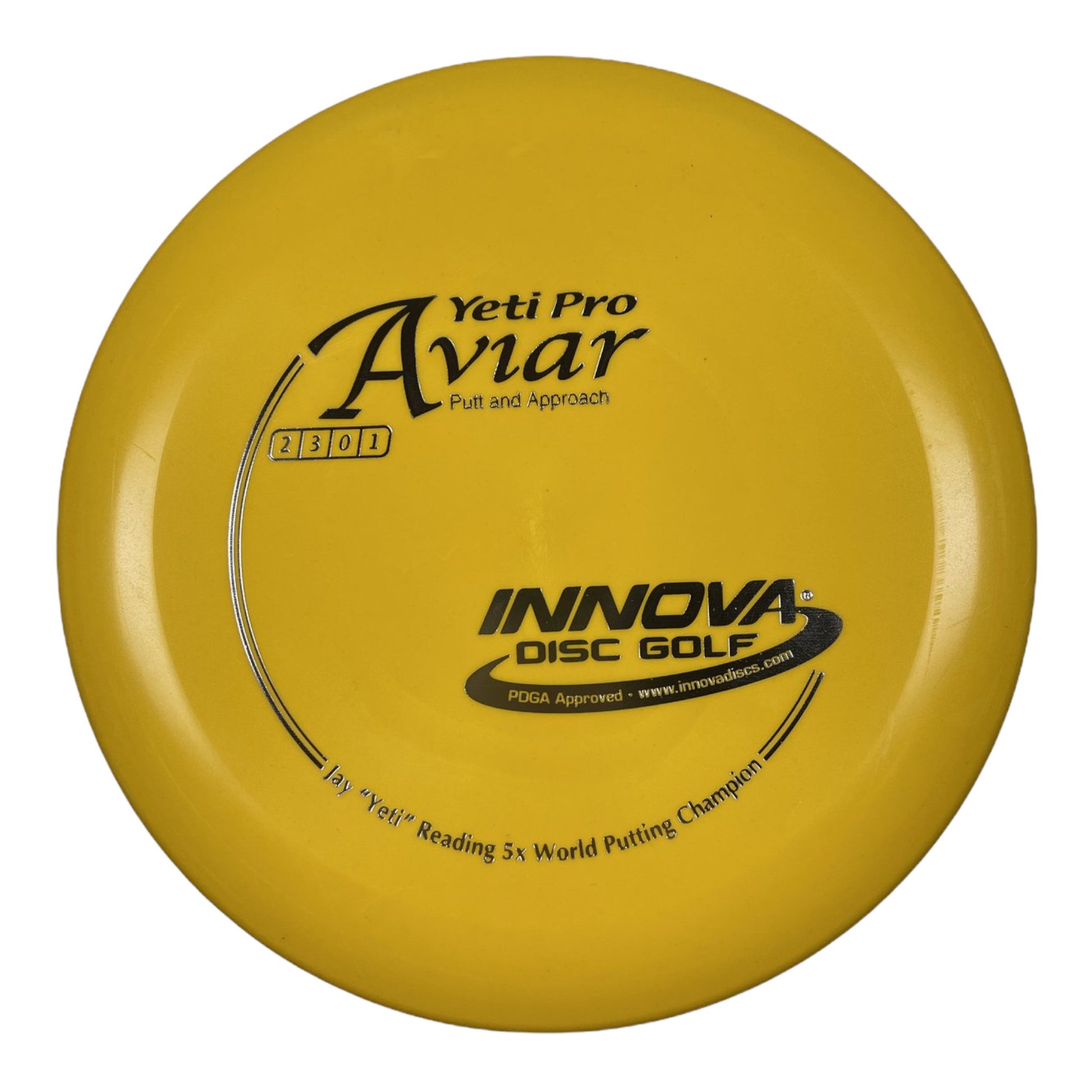 Innova Champion Discs Yeti Aviar | Yeti Pro | Yellow/Silver 168g Disc Golf