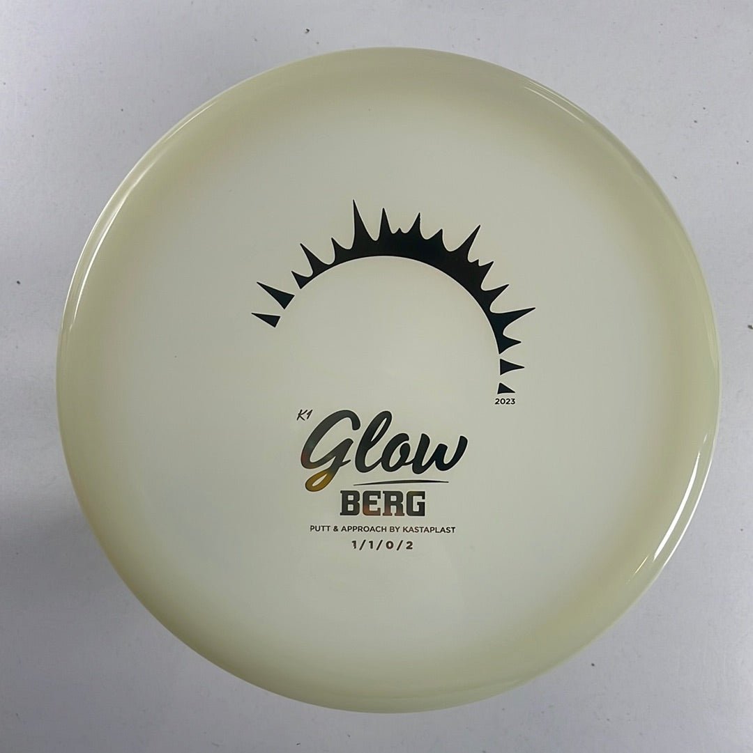 Kastaplast Berg | K1 Glow | Glow/Gold 173g Disc Golf