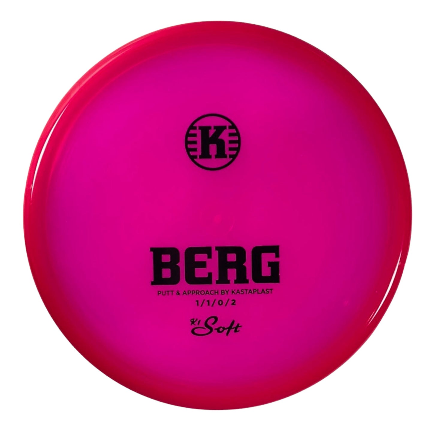 Kastaplast Berg | K1 Soft | Pink/Black 173-174g Disc Golf