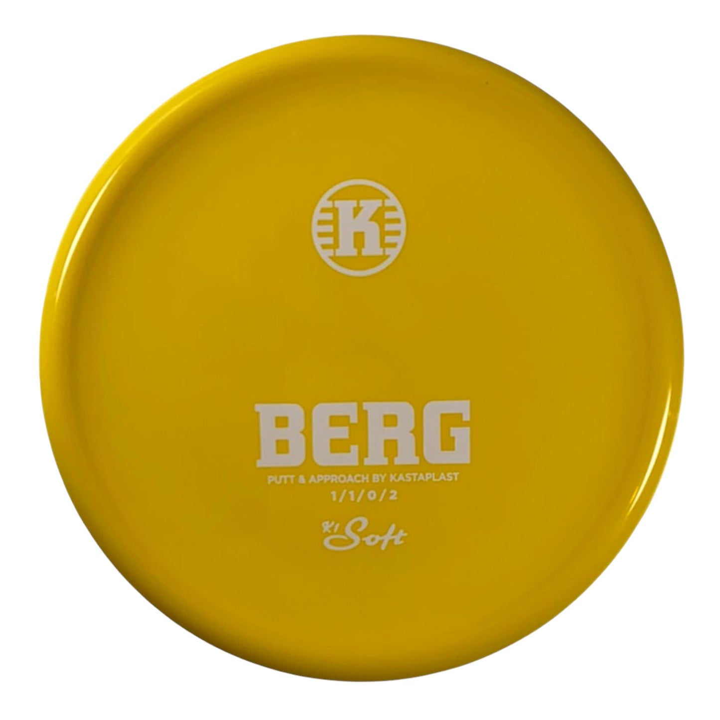 Kastaplast Berg | K1 Soft | Yellow/White 173-174g Disc Golf