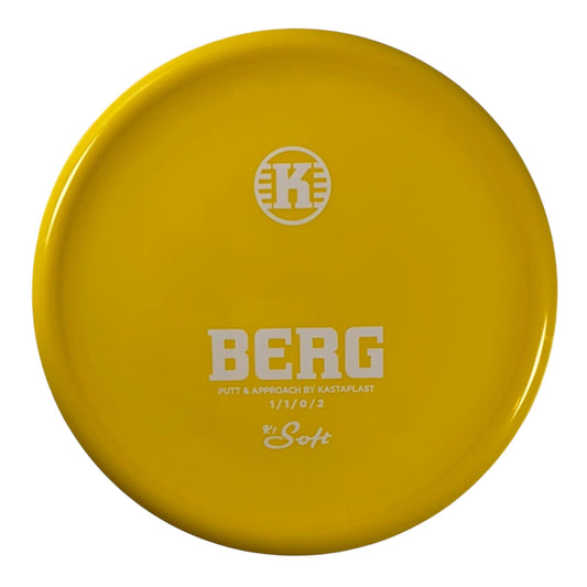 Kastaplast Berg | K1 Soft | Yellow/White 173-174g Disc Golf