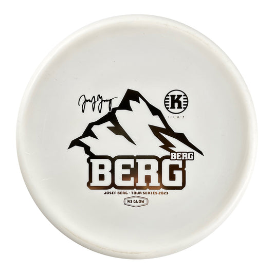 Kastaplast Berg | K3 Glow | White/Gold 175g (Josef Berg) Disc Golf