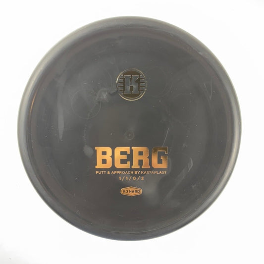 Kastaplast Berg | K3 Hard | Black/Gold 171g Disc Golf