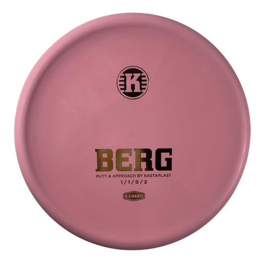 Kastaplast Berg | K3 Hard | Pink/Gold 174-175g Disc Golf