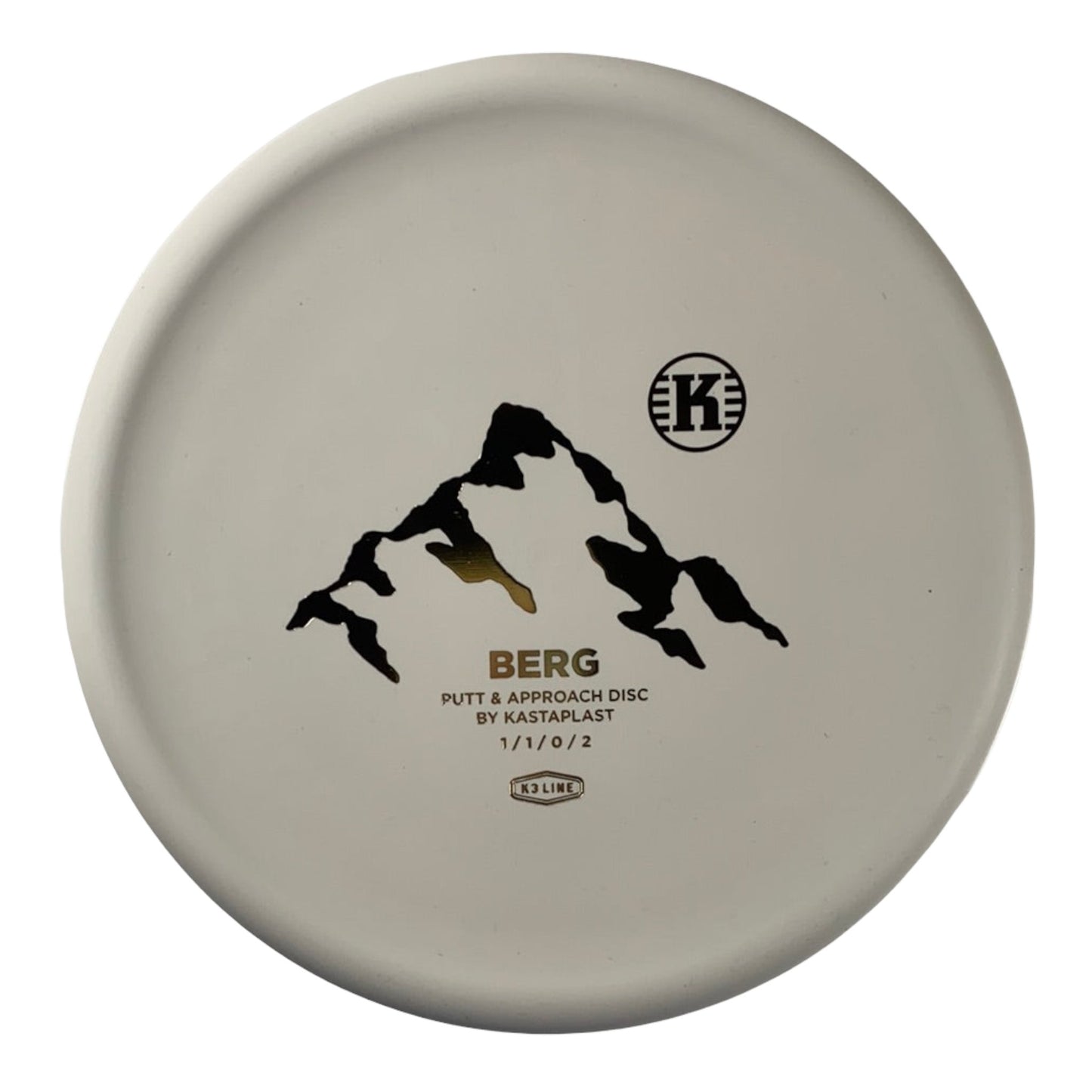 Kastaplast Berg | K3 | White/Gold 171-174g Disc Golf