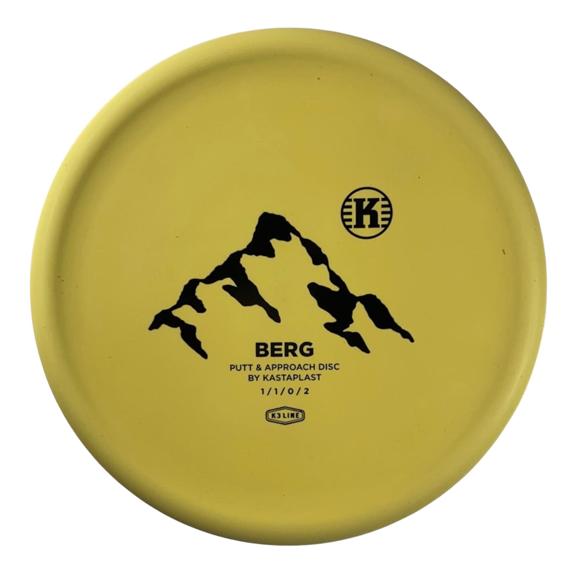 Kastaplast Berg | K3 | Yellow/Black 171g Disc Golf