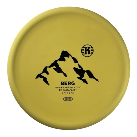 Kastaplast Berg | K3 | Yellow/Black 171g Disc Golf