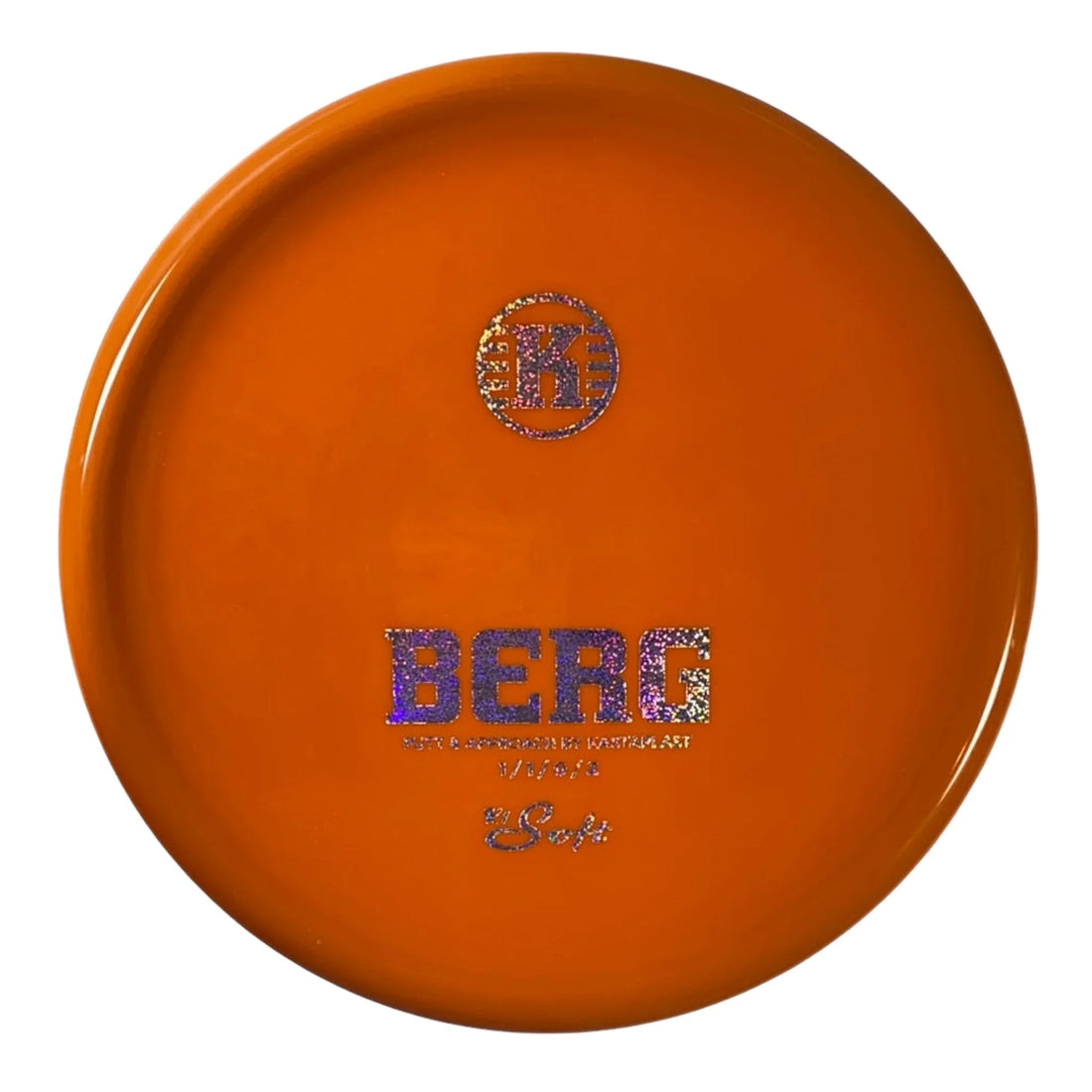 Kastaplast Berg | K1 Soft | Orange/Holo 171 - 172g Disc Golf
