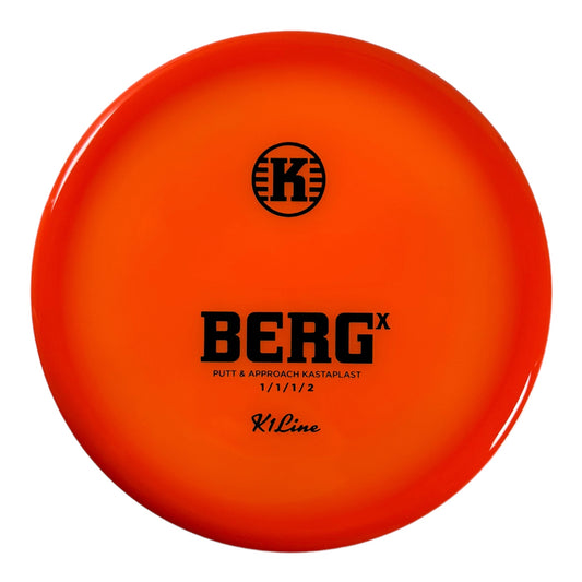 Kastaplast Berg X | K1 | Orange/Black 174-175g Disc Golf