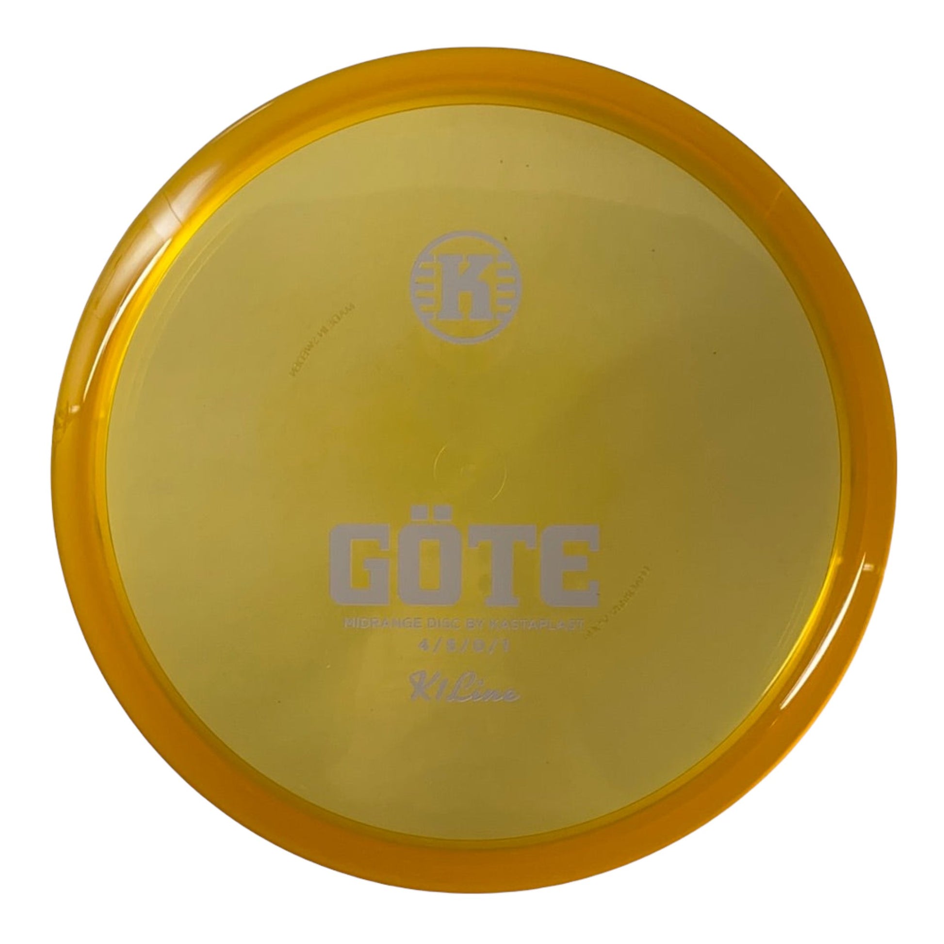 Kastaplast Göte | K1 | Orange/White 178g Disc Golf