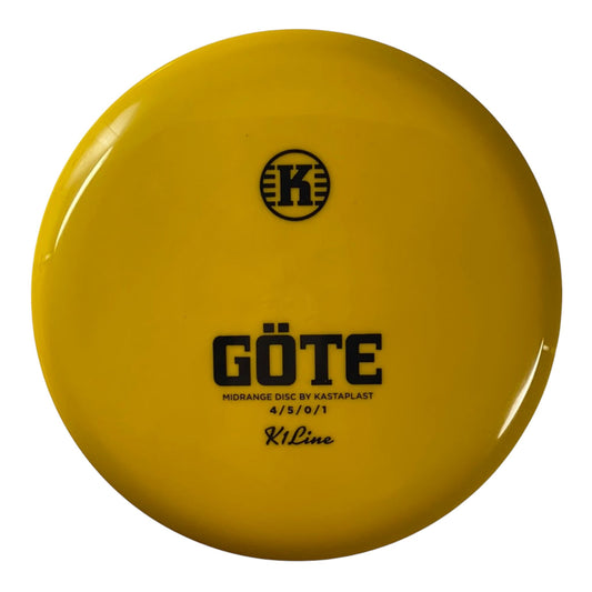 Kastaplast Göte | K1 | Yellow/Black 176-178g Disc Golf