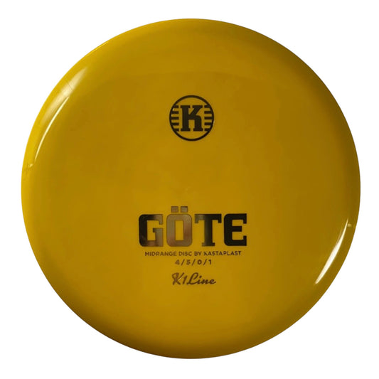Kastaplast Göte | K1 | Yellow/Gold 176-178g Disc Golf