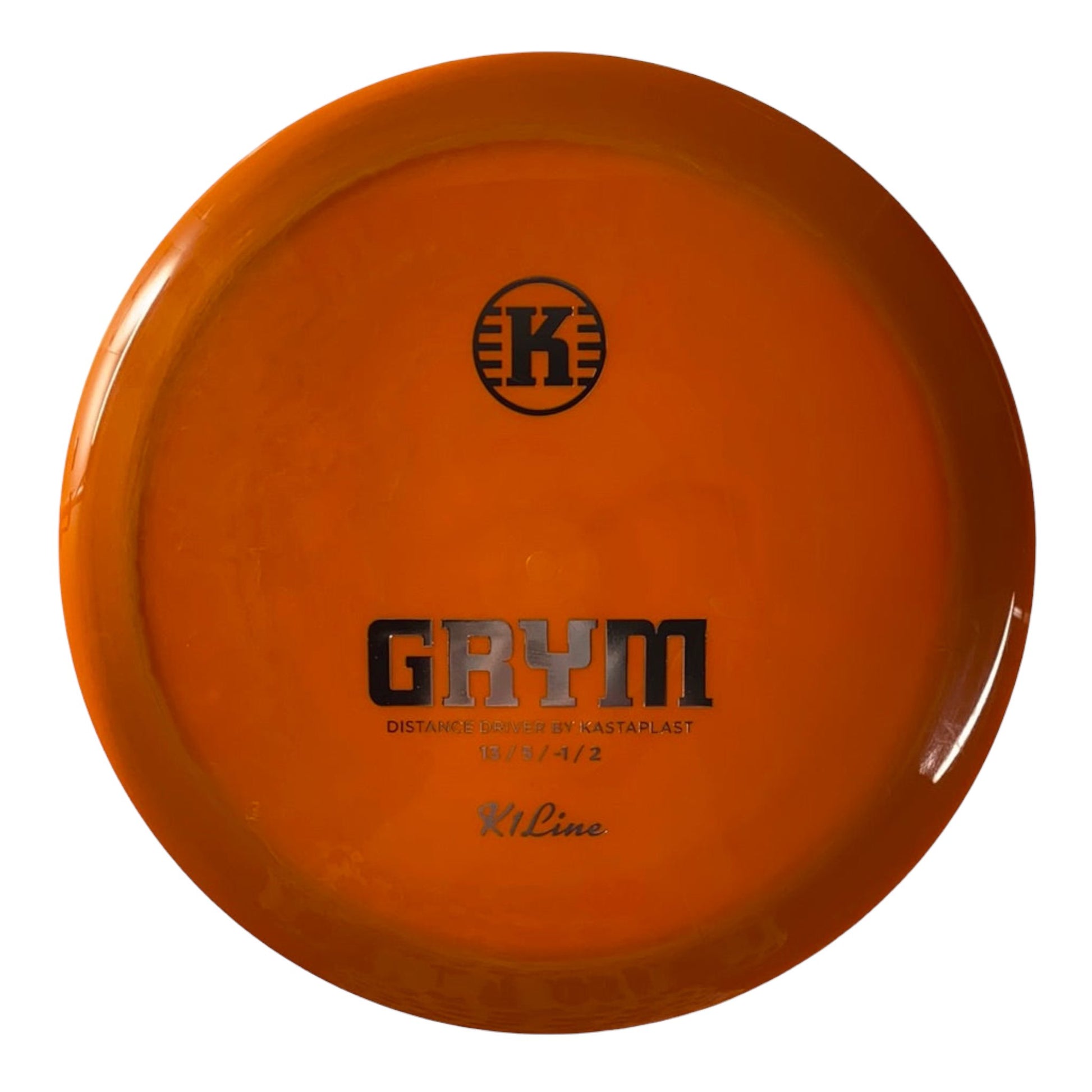 Kastaplast Grym | K1 | Orange/Silver 171g Disc Golf