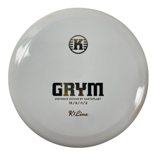 Kastaplast Grym | K1 | White/Silver 174g Disc Golf