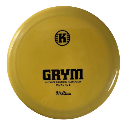 Kastaplast Grym | K1 | Yellow/Black 171-172g Disc Golf