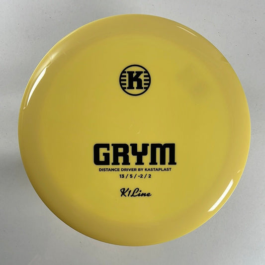 Kastaplast Grym | K1 | Yellow/Black 176g Disc Golf