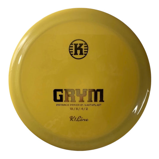 Kastaplast Grym | K1 | Yellow/Gold 171g Disc Golf