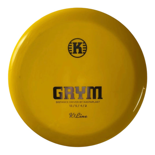 Kastaplast Grym | K1 | Yellow/Silver 168g Disc Golf