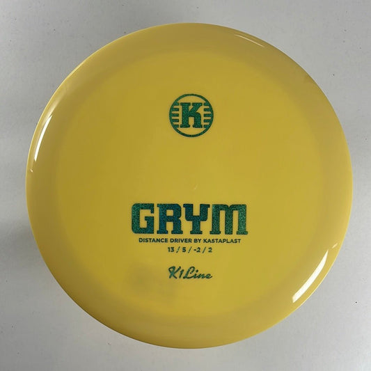 Kastaplast Grym | K1 | Yellow/Teal 175g Disc Golf