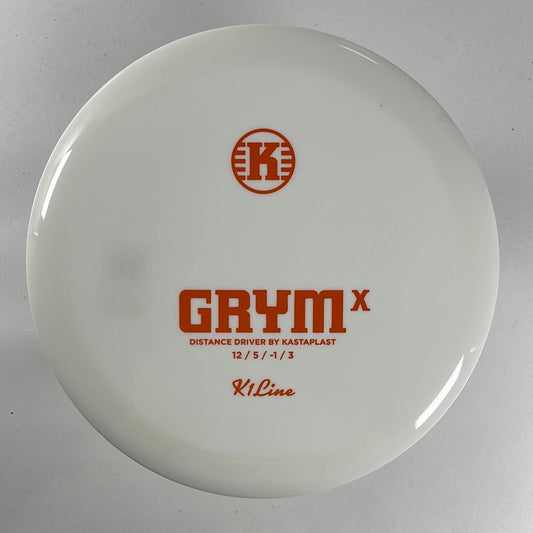Kastaplast Grym X | K1 | White/Orange 171g Disc Golf