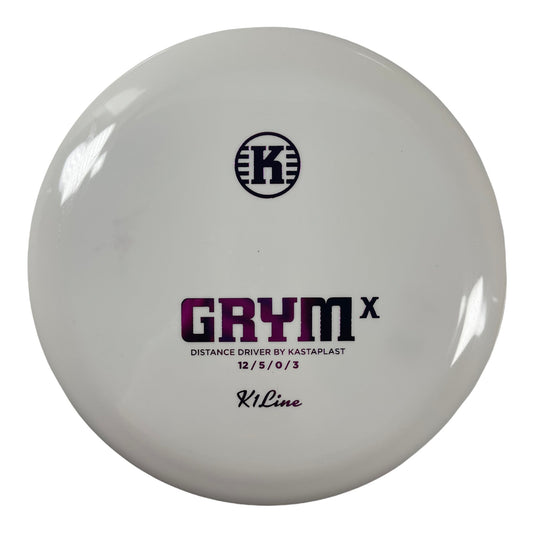 Kastaplast Grym X | K1 | White/Pink 174g Disc Golf