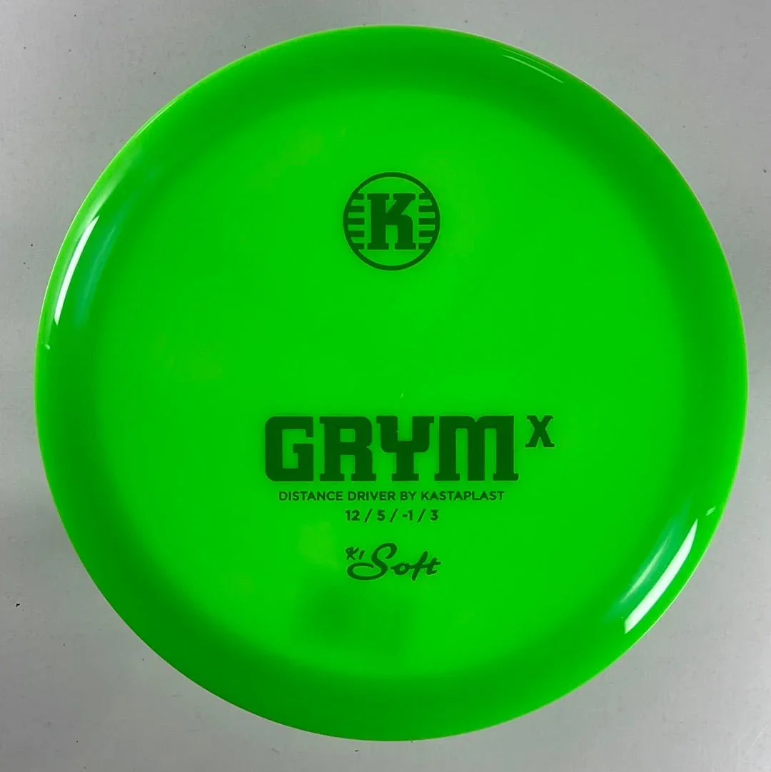 Kastaplast Grym X | K1 Soft | Green/Green 173 - 174g Disc Golf