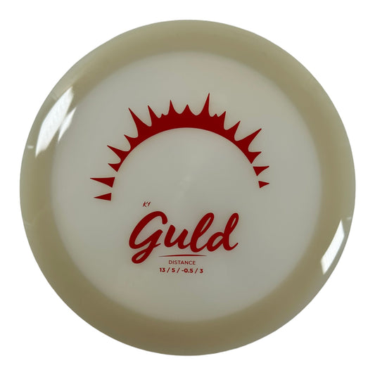 Kastaplast Guld | K1 Glow | Glow/Red 174g Disc Golf