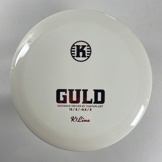 Kastaplast Guld | K1 | White/Red 175g Disc Golf