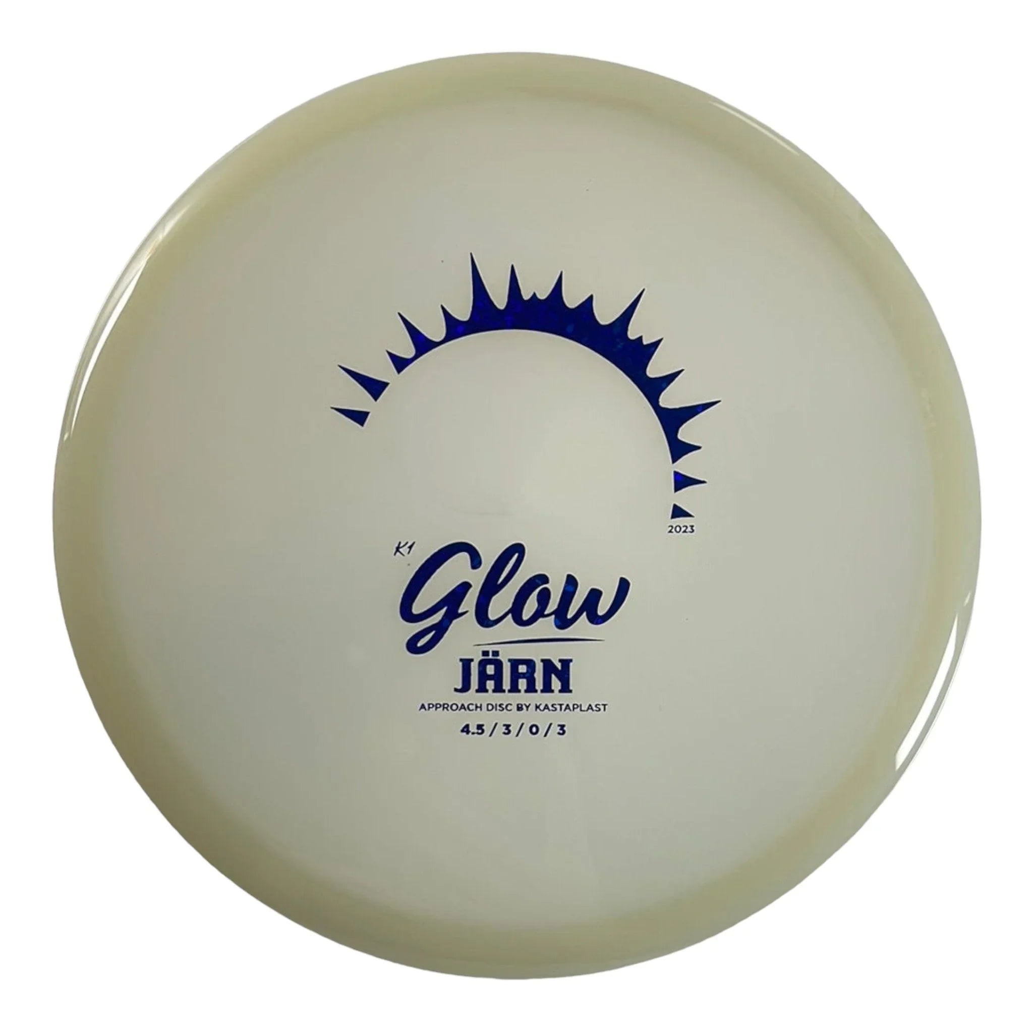 Kastaplast Jarn | K1 Glow | Glow/Blue 173g (2023) Disc Golf