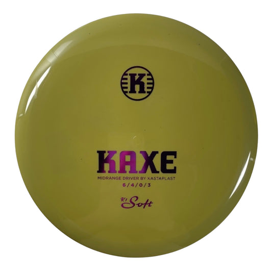 Kastaplast Kaxe | K1 Soft | Tan/Purple 173g Disc Golf