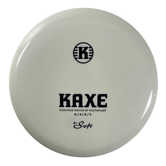 Kastaplast Kaxe | K1 Soft | White/Black 172g Disc Golf