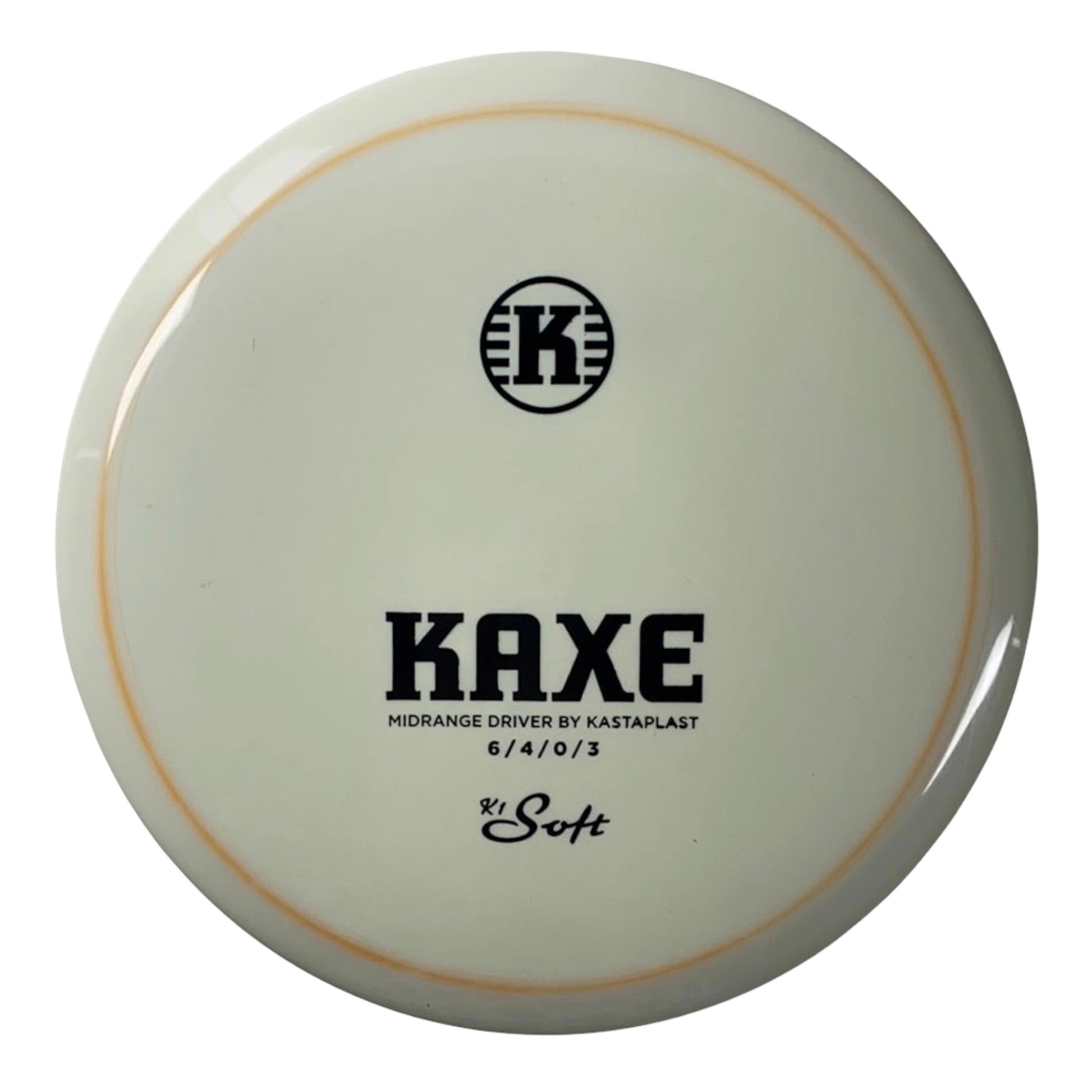 Kastaplast Kaxe | K1 Soft | White/Black 172g Disc Golf