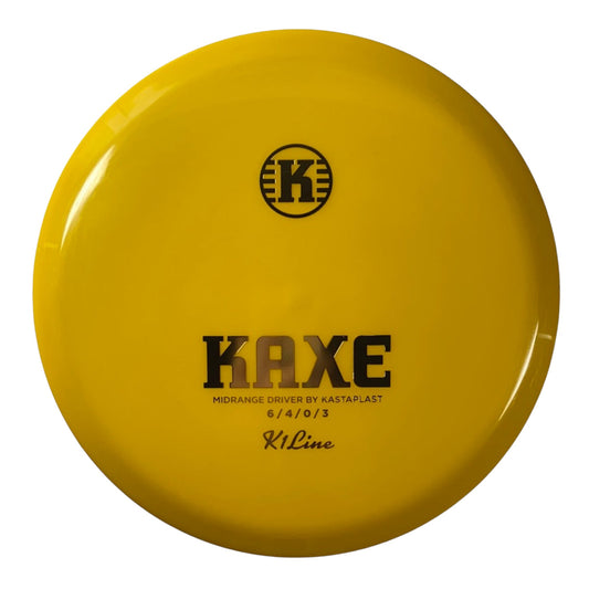 Kastaplast Kaxe | K1 | Yellow/Gold 171-174g Disc Golf