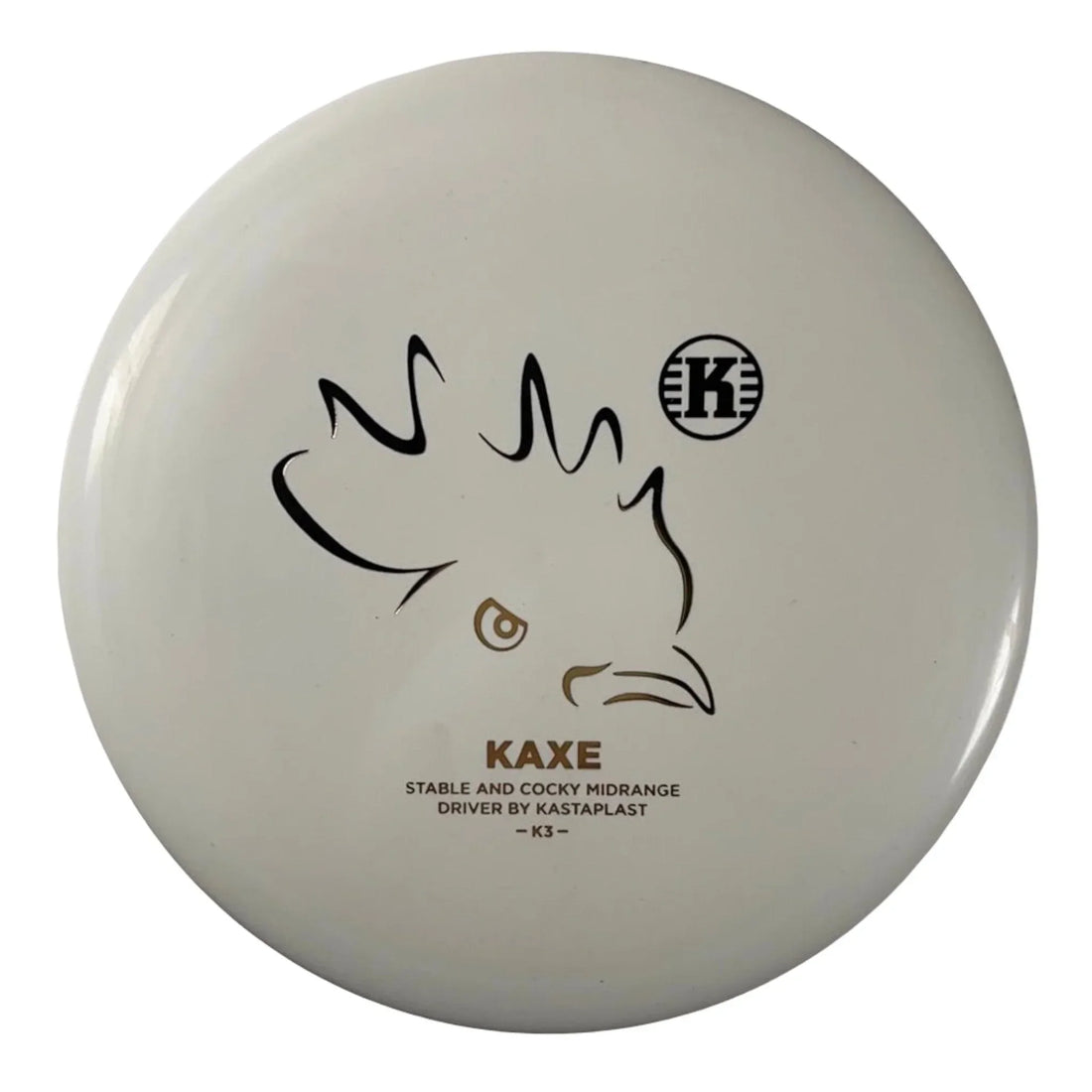 Kastaplast Kaxe | K3 | White/Gold 173g Disc Golf