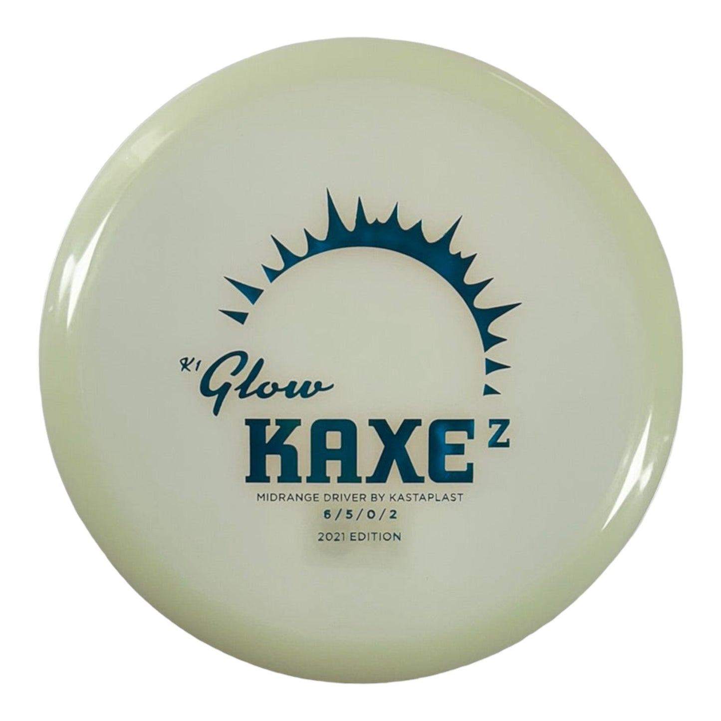 Kastaplast Kaxe Z | K1 Glow | Glow/Teal 174g Disc Golf