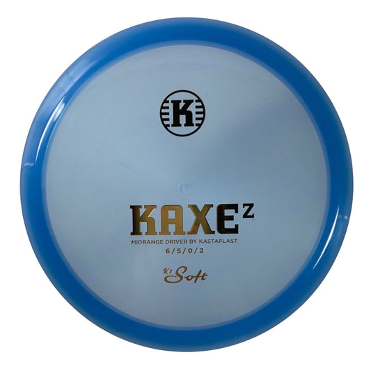 Kastaplast Kaxe Z | K1 Soft | Blue/Gold 171g Disc Golf