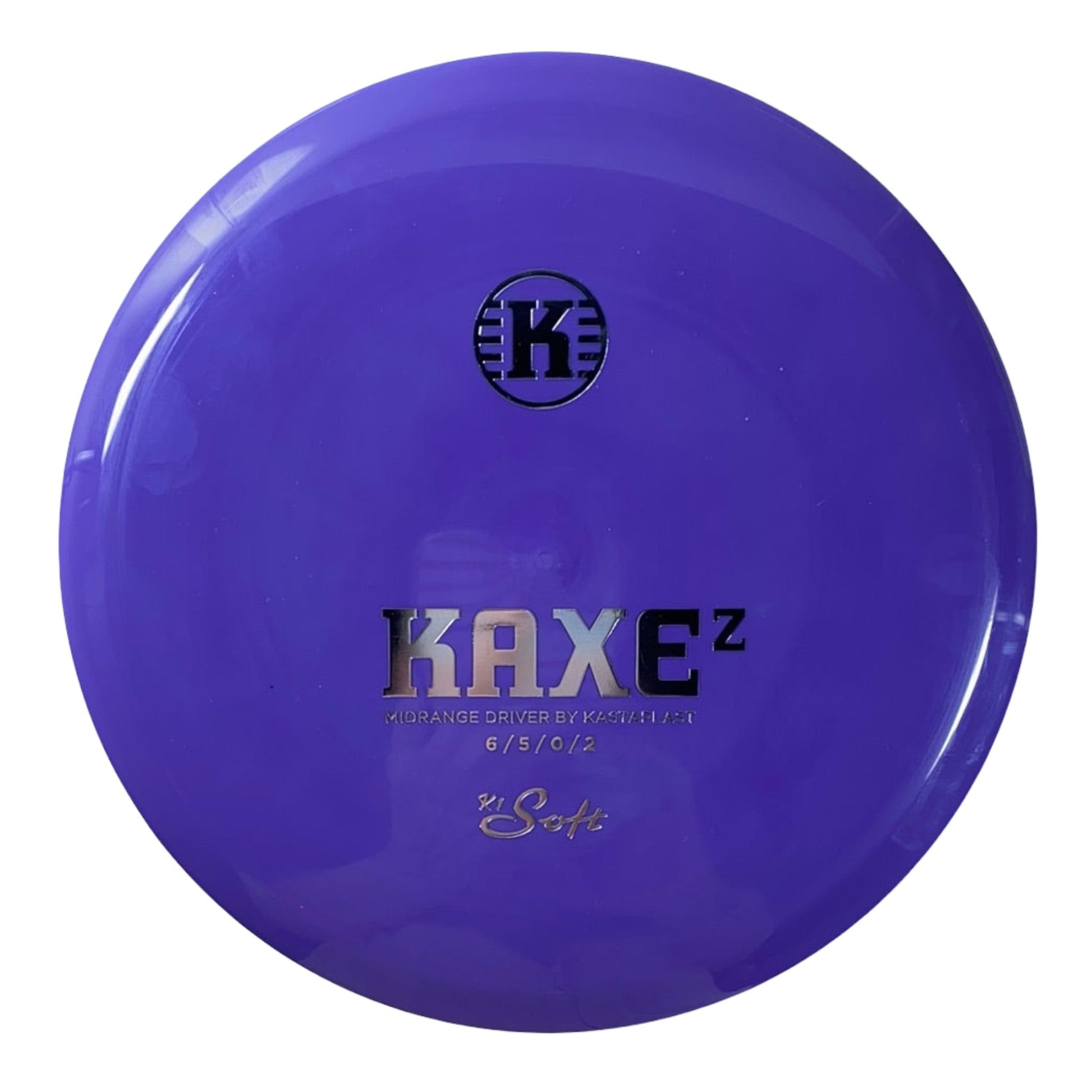 Kastaplast Kaxe Z | K1 Soft | Purple/Silver 173-174g Disc Golf